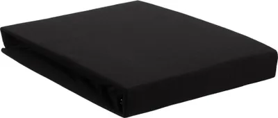 Produktbild von Beddinghouse Jersey Elasthan Spannbettlaken für Split-Topper bis 10cm Höhe Farbe Schwarz Größe 160x200/220x10cm