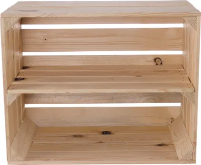 Produktbild von 3 Holzkisten für Schuh- und Bücherregal 50x40x30cm