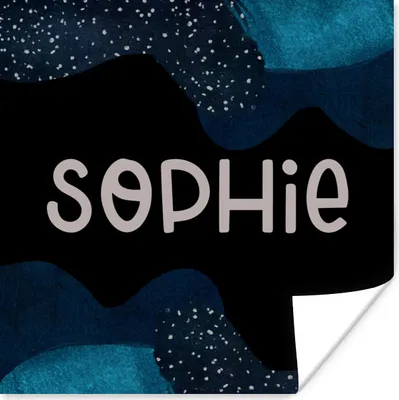 Produktbild von MuchoWow® Poster Sophie - Pastell - Mädchen 100x100 cm - Babyzimmer