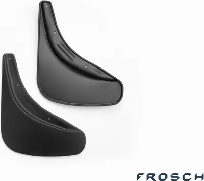 Zdjęcie produktu dla Osłony na błoto FROSCH, idealnie dopasowane, tylne, kompatybilne z modelem JEEP Compass, rocznik 2011->, SUV, 5-drzwiowy, 2-elementowe.