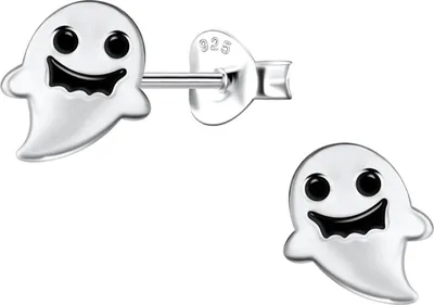 Produktbild von Ohrstecker Gespenst: Halloween Ohrringe Silber 925