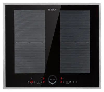 Produktbild von Klarstein Induktionskochfeld, Glaskeramik Kochfeld, Induktionskochfeld mit 4 Platten, Einbau-Induktionskochfeld mit Touch-Display, Digitalanzeige und Timer-Funktion, Schnelles Aufheizen, 7000 Watt