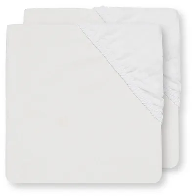 Produktbild von Spannbettlaken Gitterbett Baumwolle 70 x 140 cm - Weiß