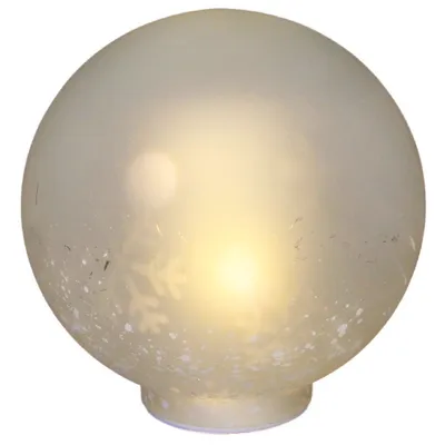 Image de Boule de verre LED Snowstroeber Lampe de décoration pour l'intérieur uniquement Hauteur 18cm