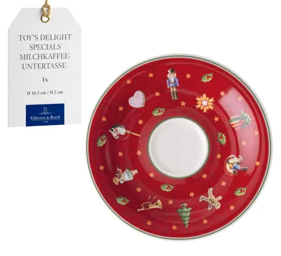 Produktbild von Espresso-Untertasse Villeroy & Boch Toy's Delight Rot, Spülmaschinenfest,