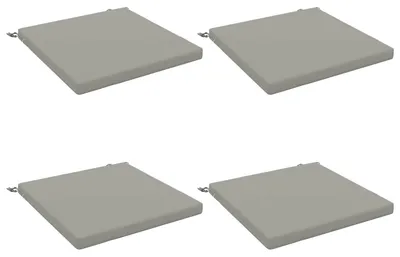 Productafbeelding van Zitkussens SOEST 4 st 100% Polyester Grijs 60 x 60 x 5 cm