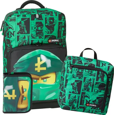 Produktbild von Lego Ninjago Schultasche 3-in-1-Set Ranzen Sporttasche Federmäppchen