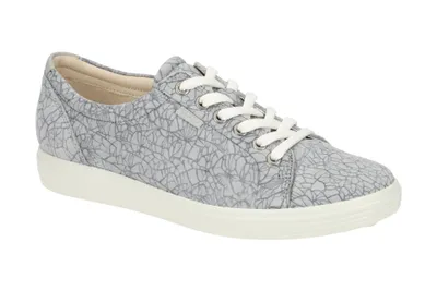 Produktbild von Ecco SOFT 7 WOMEN Damenschuhe - sportliche Schnür- Halbschuhe grau NEU