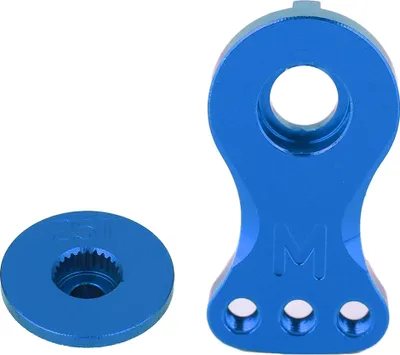 Image de bras de roue dentée annulaire 25T métal-acier tampon pour véhicules RC à l'échelle 1:10 et 1:8 (N10221NB bleu)