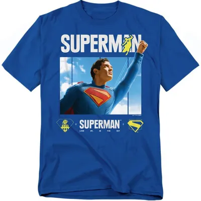 Image de Superman - Sweat-shirt pour hommes/femmes, modèle unie TV36367 (taille 3XL) (bleu roi)