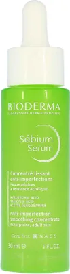 Obrázek produktu pro Bioderma Sebium Sérum Pro Akné - Hladká Příprava s Redukcí Nedokonalostí, 30ml.