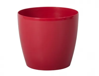 Image de MAGNOLIA cache pot plastique brillant d30x27cm