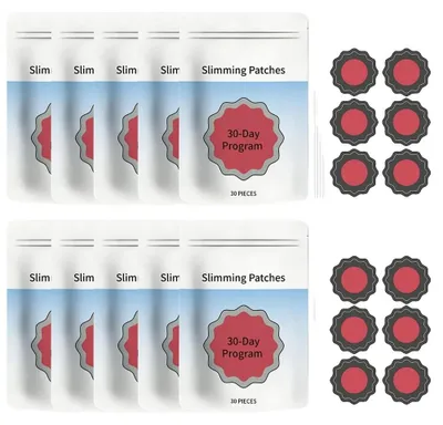 Obrázok produktu pre Náplasti na podporu kontroly hmotnosti, 30 náplasti, prírodné a bezpečné zložky, 10 balení