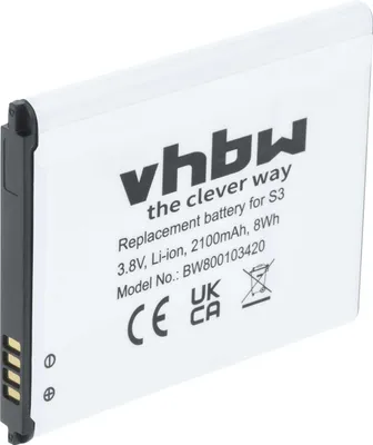 Produktbild von vhbw Akku kompatibel mit Verizon SCH-i535, SCHI535ZKB Handy Smartphone Telefon (2100 mAh, 3,7 V, Li-Ion)