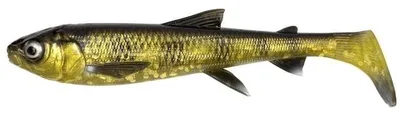Obrázek produktu pro Savage Gear 3D Whitefish Shad Black Gold Glitter 23 cm 94 g Gumová nástraha