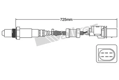 Produktbild von VEGAZ Lambdasonde für AUDI A4 Avant (8ED, B7) ULS-417
