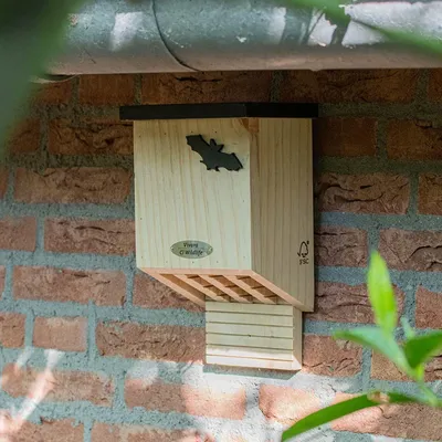 Produktbild von CJ Wildlife Fledermauskasten - Fledermaushaus - Holz ( 100%, mind. 15 mm) - Schwarz/Braun - Eingang mit Reliefstruktur - für Fledermäuse