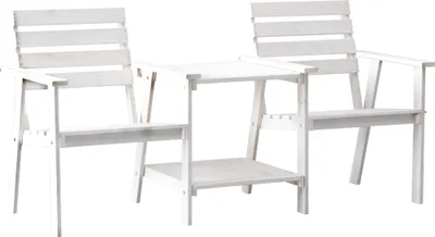 Produktbild von Sensline Gartenbank Romeo Tete a Tete Whitewash 170 cm