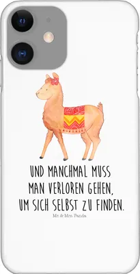 Produktbild von Mr. & Mrs. Panda Iphone 11 Handyhülle Alpaka Stolz - Weiß - Geschenk, Handy Schutzhülle, Hülle, Cover, Handycover, Lama