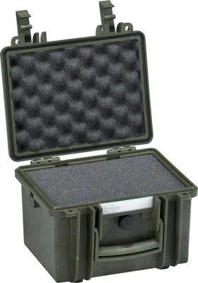 Immagine prodotto di Explorer Cases 2214.G Valigia da trasporto verde con schiuma 220x160x145 mm