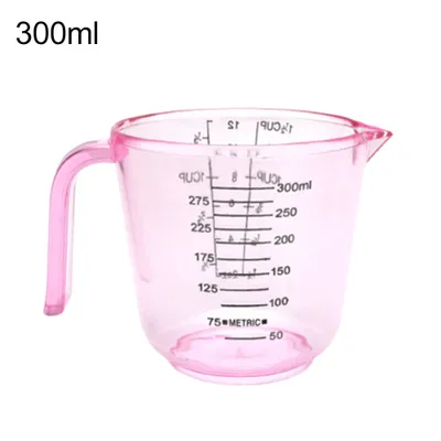 Produktbild von 300 ml Griff Wassermilchei -Skala Messung Tassen Messwerkzeug-Rosa