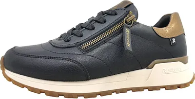Produktbild von Rieker Damenschuhe Für lose Einlagen Schnürer Schwarz Freizeit, Schuhgröße:38 EU