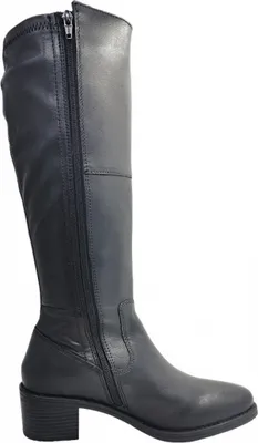 Produktbild von Bagatt Damenschuhe Reißverschluss Schaftstiefel Schwarz Freizeit