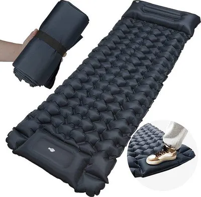 Produktbild von Famanu Campingmatratze aufblasbar - ultraleicht, wasserdicht, mit integrierter Pumpe