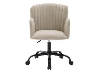 Produktbild von Bürosessel - Stoff - beige - höhenverstellbar - TOARA
