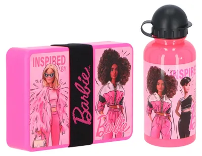 Produktbild von Barbie-Mittagessen-Set; Brotdose und Trinkflasche