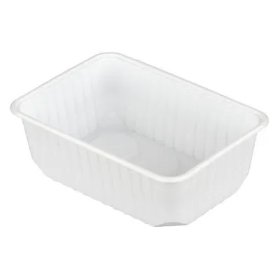 Produktbild von Verpackungsbecher, PP 1 l 6,3 cm x 18,6 cm x 13,3 cm weiss