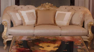 Produktbild von Chesterfield Klassischer Dreisitzer Sofa Wohnlandschaft Textilsofa 3 Sitz Couch
