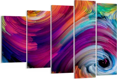 Produktbild von Bild auf Leinwand - Leinwandbild - Abstraktion modern - 150x100cm - Wand Bild - Wanddeko - Leinwanddruck - Bilder - Kunstdruck - Wanddekoration - Leinwand bilder - Wandkunst - EG150x100-3796