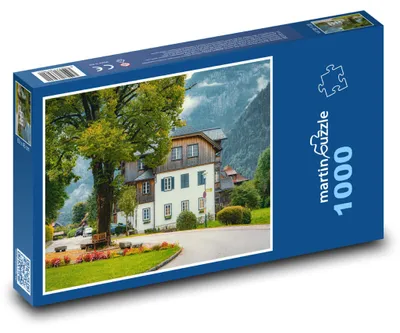 Zdjęcie produktu dla Puzzle 1000 Malowniczy dom na wsi - martinpuzzle