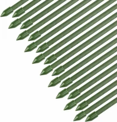 Produktbild von 20 Pflanzenstäbe, Stützen und Stützstangen, Gartenstäbe für drinnen und draußen (Länge 60 cm, Durchmesser 8 mm)