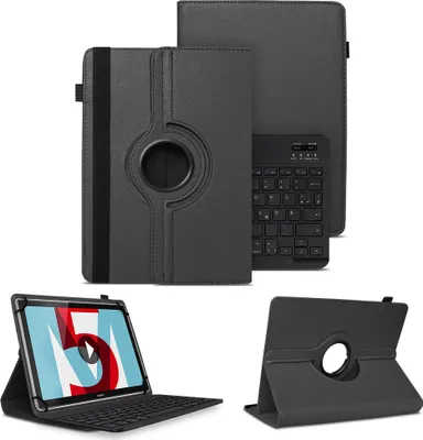 Produktbild von Schutzhülle Huawei MediaPad T5 10.1 Bluetooth Hülle Tastatur Tasche QWERTZ Case
