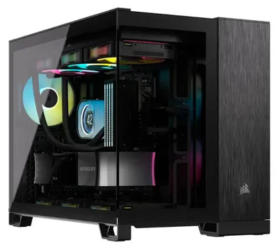 Immagine prodotto di CORSAIR Geh mATX 2500X (vetro temperato) Nero/Absidian Alu