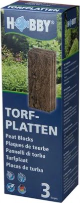 Productafbeelding van Hobby Aquariumbenodigdheden: Torfplaten. Inhoud: 3 stuks. Geschikt voor de onderste laag in het aquarium. Lichtgewicht