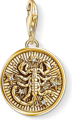 Produktbild von Thomas Sabo 1659-414-39 Charm-Anhänger Sternzeichen Skorpion Silber-Gold