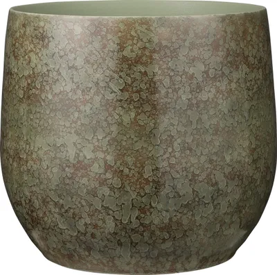Produktbild von Mica Decorations Oliver Blumentopf - H31 x Ø33 cm - Terrakotta - Grün