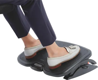 Produktbild von Verstellbare Ergonomische Fußstütze - Verbesserung der Haltung - Orthopädische Entlastung - Schwarz K52789WW
