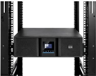 Produktbild von Eaton 9SX Gen2 9SX6KIRT3UG2 - USV (Rack - einbaufähig) - Wechselstrom 200/208/220/230/240/250 V - 6000 Watt - 6000 VA - 1-phasig - 5 Ah - RS-232, USB - Ausgangsanschlüsse: 12 - PFC - 3U - 48.3 cm (19") - Schwarz