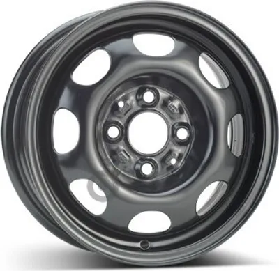 Image de jantes en fer ALCAR ACCIAIO 4645 5.5x13 4x100 ET 43 NOIR