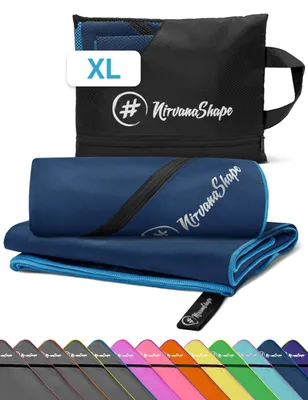Obrázek produktu pro NirvanaShape mikrovláknový ručník - Velký XL 200 x 100 cm pro pláž a cestování