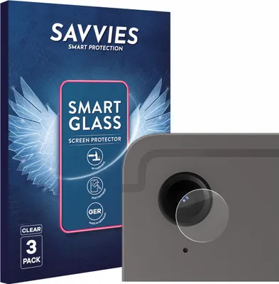 Produktbild von 3x Savvies Schutzglas Folie für Samsung Galaxy Tab S9 FE (NUR Kameraschutz) 9H Panzer Schutzfolie Glas Displayschutz klar transparent