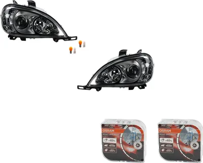 Immagine prodotto di Johns, Fari Osram Night Breaker Laser adatto per Mercedes W163 Classe M Set L R 1638204561 A1638204561 1638204661 A1638204661