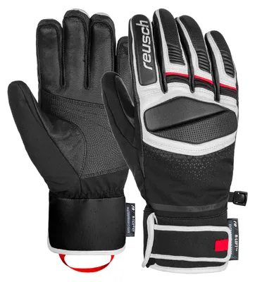 Produktbild von Reusch Fingerhandschuhe Fingerhandschuhe Mastery höchste Wärmestufe, winddicht & extra atmungsaktiv mit höchster Wärmestufe 7745 black/white/fire red 9