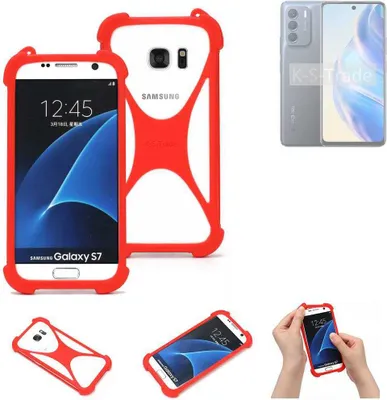 Produktbild von K-S-Trade Handy-Hülle kompatibel mit Infinix Zero 5G 2023 (X6815C) Schutz-Hülle Bumper Silikon Schutz Hülle Cover Case Silikoncase Silikonbumper