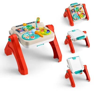 Productafbeelding van Fisher-Price Laugh & Learn JGW87, geschikt voor kinderen vanaf 0,5 jaar, met geluidseffecten, vereist batterijen (AA), gemaakt van kunststof, meerkleurig