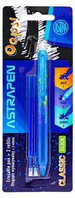 Obrázok produktu pre Astra Astrapen Oops! Długopis wymazywalny niebieski 0.5 mm z wkładami